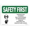 Signmission OSHA, 10" Height, Aluminum, 14" x 10", Landscape, Temperature Extremes May Cause With Symbol OS-SF-A-1014-L-10991 - alternate 1
